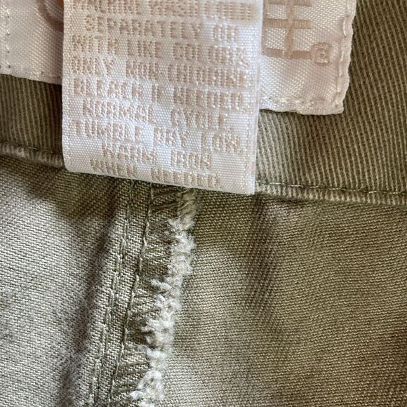 Cherokee Vintage 100% Cotton High Waisted Light Green 5.5” Inseam Skort Size 6 - Picture 9 of 9